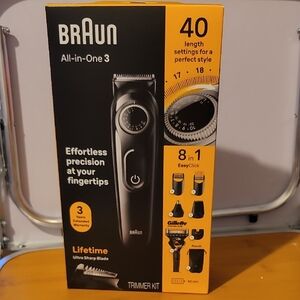 Braun All-in-One 3 Trimmer Kit - Black